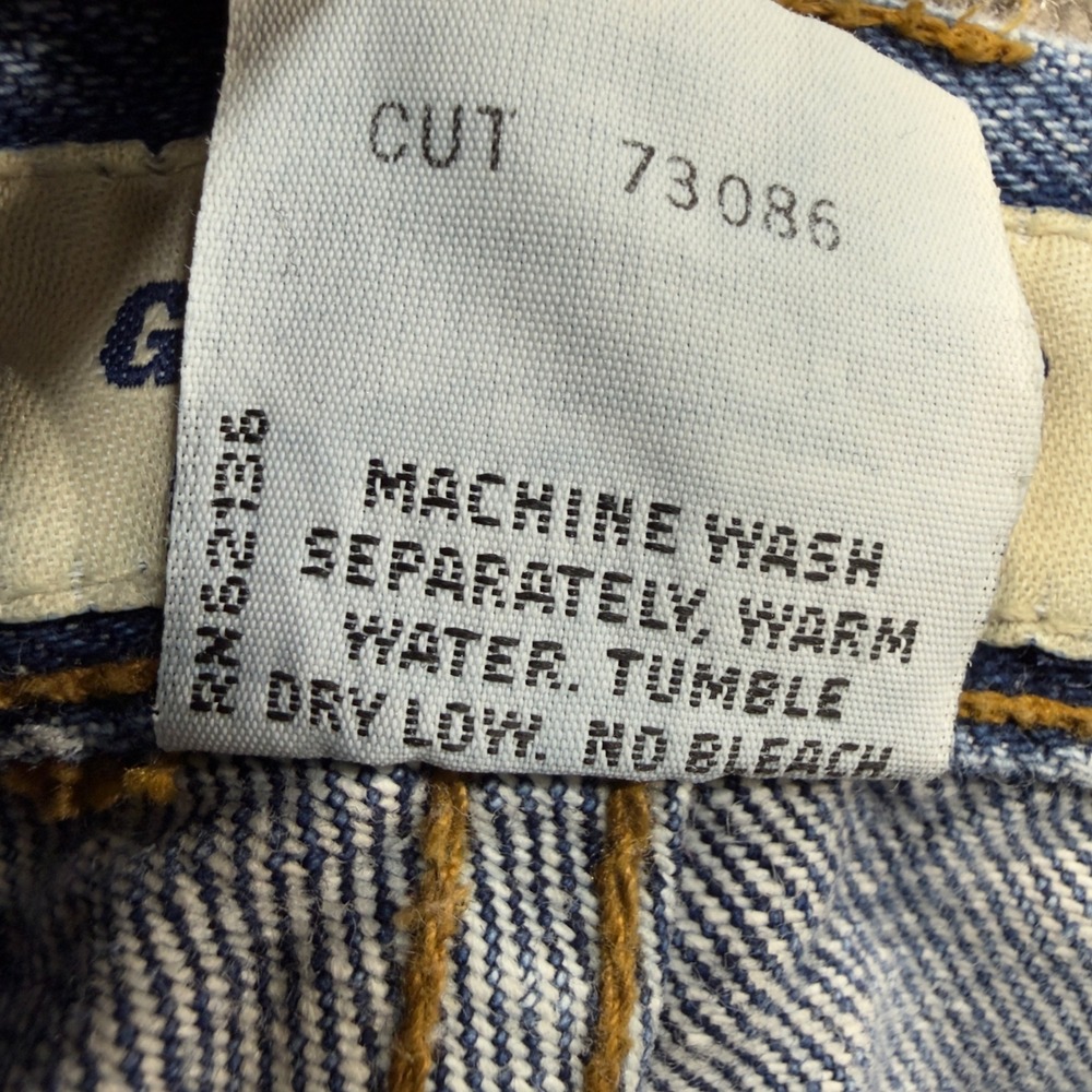 Guess Jeans Straight Leg Pants Womens 29x32 Blue Vintage High Rise Made In USA - Picture 8 of 13